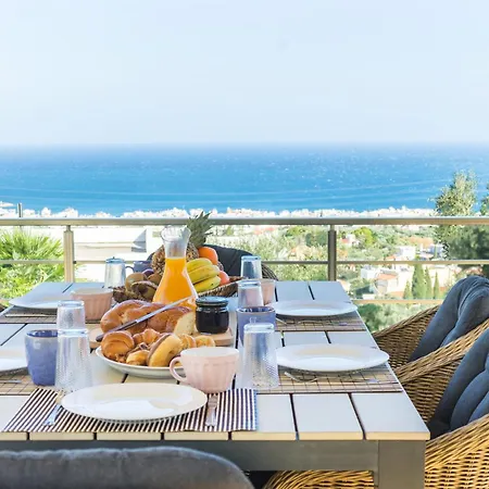 Royal Hill - Private Pool - Sleeps 8 * 赫索尼索斯