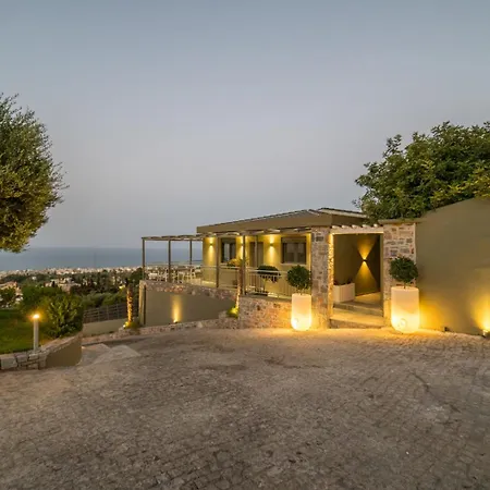Royal Hill - Private Pool - Sleeps 8 Chersonissos